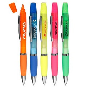 Union printed, Frosted Highlighter Twist Pen