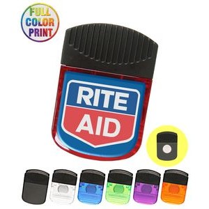 Full Color - Frosted Square Magnetic Clip