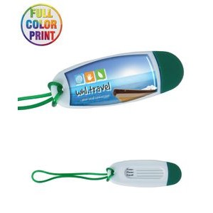 Oval Shaped Luggage Tag - Full Color