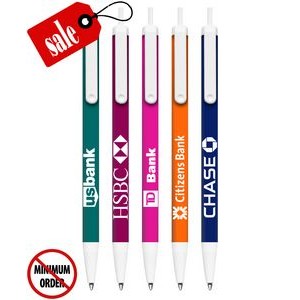Union Printed - Click Ballpoint Pens - Colored Barrels