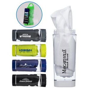 Cooling Towel In Phone Stand Carabiner Case
