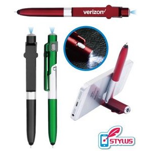 - Vivid - 4-in1 Phone Stand LED Flashlight Stylus Pen