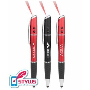 4-in-1 - Laser - LED Flashlight Stylus Pen