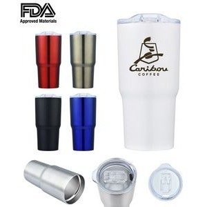 20oz Double Wall Stainless Steel Tumbler Vacuum Insulated. Metal Coated.