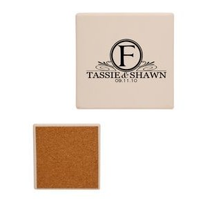 4 - Square Absorbent Stone Coaster