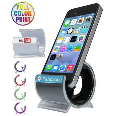 Rounded Cell Phone Stand - Full Color