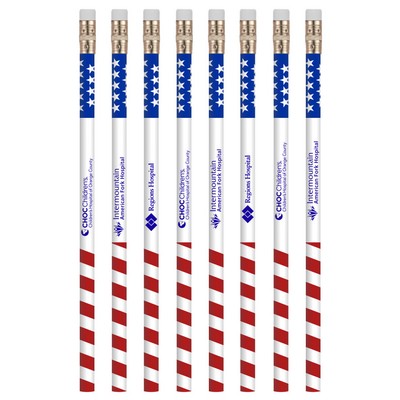 - USA Patriotic - Printed Pencils