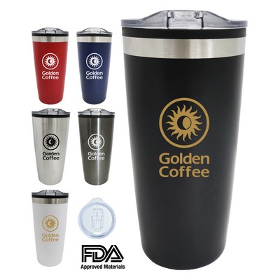 20oz Double Wall Stainless Steel Tumbler Insulated Travel Mug