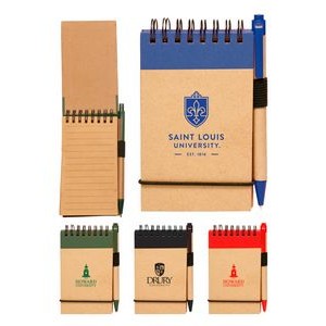 Eco Notebook Jotter with Matching Pen