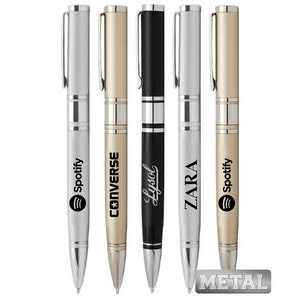 Union Printed - Promotional - Ambassador - Metal Twister Pens with 1-Color Logo