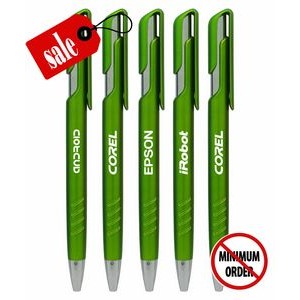 Closeout Colored - Successive - Plastic Plunger Pen