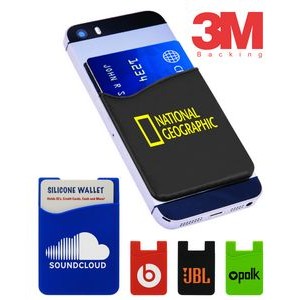 Silicone Wallet with3M Backing