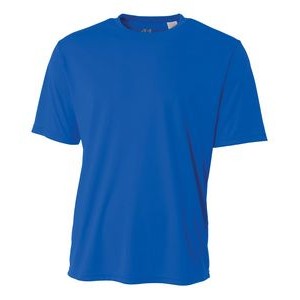 A4 Youth 4 Ounce Poly Performance Short Sleeve T-Shirt