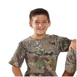 Code V Youth 5.5 Ounce RealTree® Camouflage Tee Shirt
