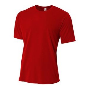 A4 Men's 4.7 Ounce Spun Poly Performance Short Sleeve T-Shirt