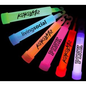6" Glow Stick With Lanyard - Light Up