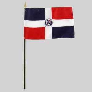 4"x6" Dominican Republic Flag - Dominican Flag