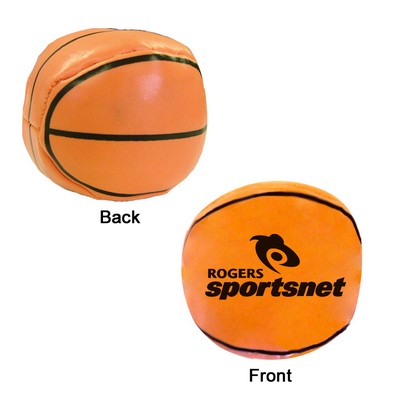 2" Basketball Semi-Soft Stress Ball - Stress Reliever