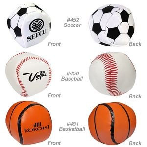 3" Popular Squeezable Sports Balls & Stress Relievers