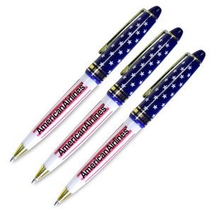 Popular ! - Patriotic Design USA American Flag Ballpoint Pen