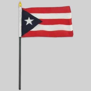 4"x6" Puerto Rico Flag - Puerto Rican Flag