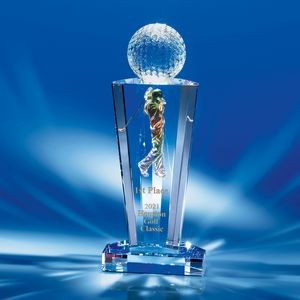 The Perfect Drive Crystal Golf Award