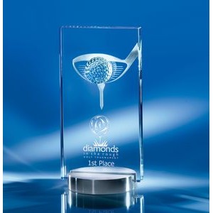 Tee Off Crystal Golf Award