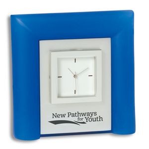 Frosted Blue Acrylic Desk Clock