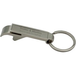 Metal Bottle & Can Opener w/Key Ring