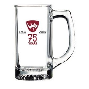 12 Oz. Clear Glass Sport Mug