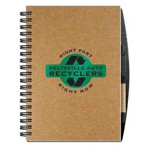 Recycled Journals w/Pen Safe Back Cover (7