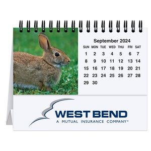 Fauna Tent Desk Calendar (5 13/16"x4½")