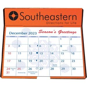 Foil Stamped Easel Back Calendar (6