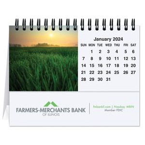 Agriculture Tent Desk Calendar (5 13/16"x4½")