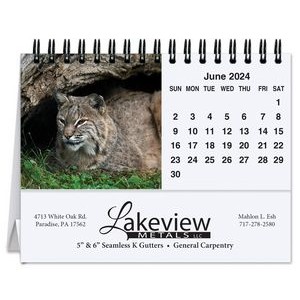 Wildlife Tent Desk Calendar (5 13/16"x4½")