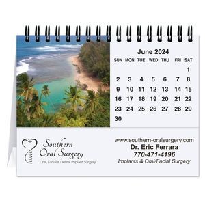 American Coasts Tent Desk Calendar (5 13/16"x4½")