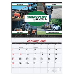 Monthly Wall Calendar w/1 Photo (17"x24")