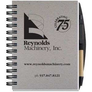 Recycled Journals w/Pen Safe Back Cover (5