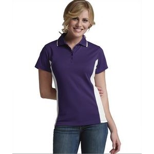 Women's Color Blocked Wicking Polo Shirt