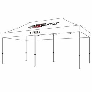 Commercial Grade Aluminum M 10x20 Canopy Kit (Full Color Thermal Print, 2 Locations)