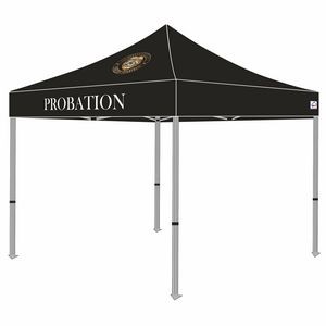 Commercial Steel CL 10x10 Custom Canopy Kit (Full Color Thermal Print, 2 Locations)