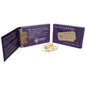 Popcorn Mailer Pack w/Single-Serve Popcorn Bag (6½"x4¼"x¾")