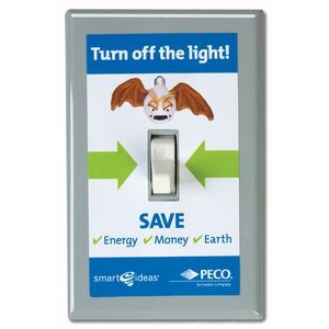 Repositionable Light Switch Plate Cover (2 3/8 x4 1/8")
