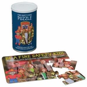 9 Piece Small Puzzle in 12 Oz. Can (5"x7")