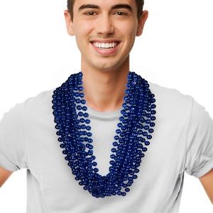 33" Blue Bead Necklace
