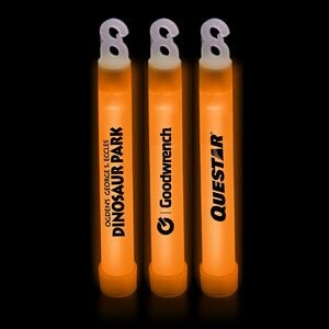 6" Premium Orange Glow Stick