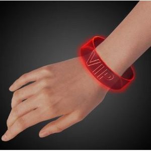 Red Pad Printed LED Magnetic Bracelet