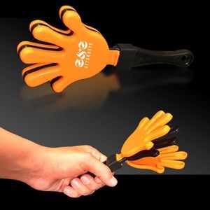 7" Pad Printed Orange & Black Hand Clapper