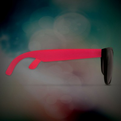 Red Custom Neon Billboard Sunglasses