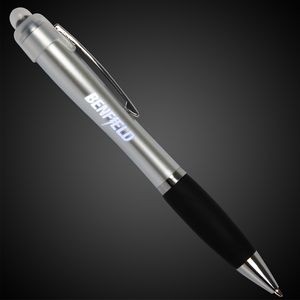 Silver LED Stylus Pen